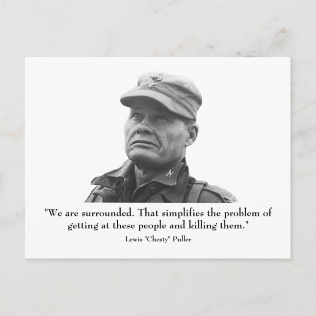 Lewis "Chesty" Puller Postcard (Front)