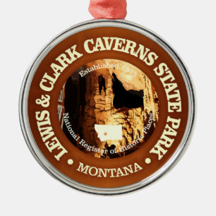 Lewis & Clark Caverns SP Metal Tree Decoration