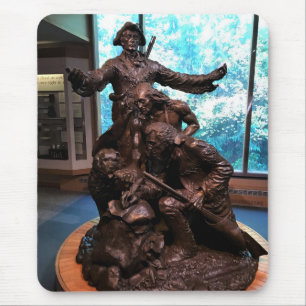Lewis & Clark Statue, Fort Clatsop, Oregon Mouse Pad