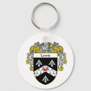 Lewis Coat of Arms (Mantled) Key Ring