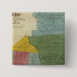 Lewis County 15 Cm Square Badge