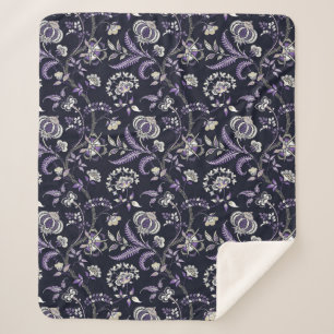 Lewis Day's "Granny" Floral Sherpa Blanket