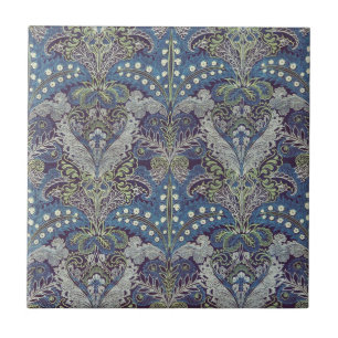 Lewis Foreman Day, Upholstery Fabric 1880 Tile