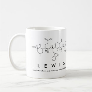 Lewis peptide name mug