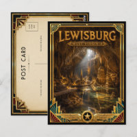 Lewisburg West Virginia Vintage Art Deco Golden