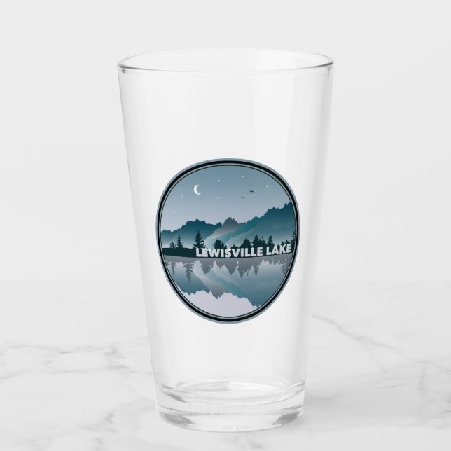 Lewisville Lake Texas Reflection Glass (Front)