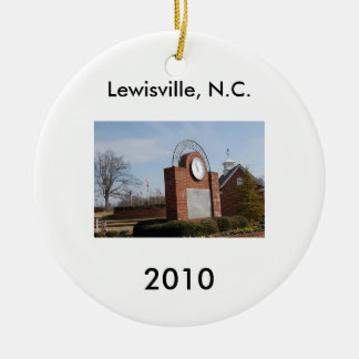 Lewisville, N.C. Ceramic Tree Decoration