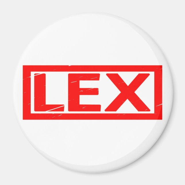 Lex Stamp Magnet (Front)