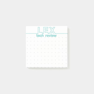 Lex Tech Review Custom Design Post-it Notes