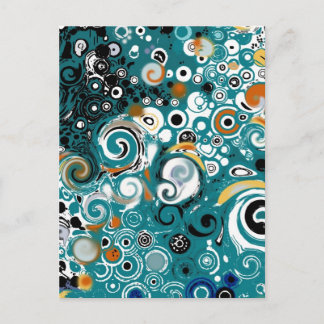 LEXA - ABSTRACT POSTCARD