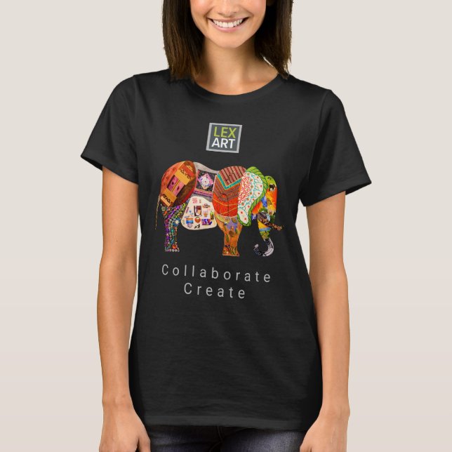 LexArt Collaborate Shirt - Dark Color (Front)
