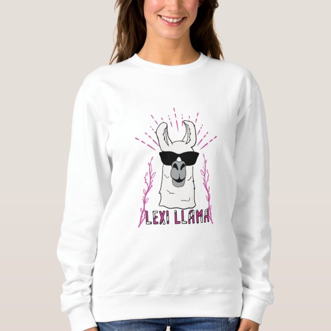 Lexi Llama Sweatshirt (Front)