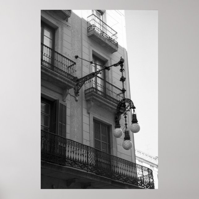 L'Exiample Poster Print (Barcelona, Spain) (Front)