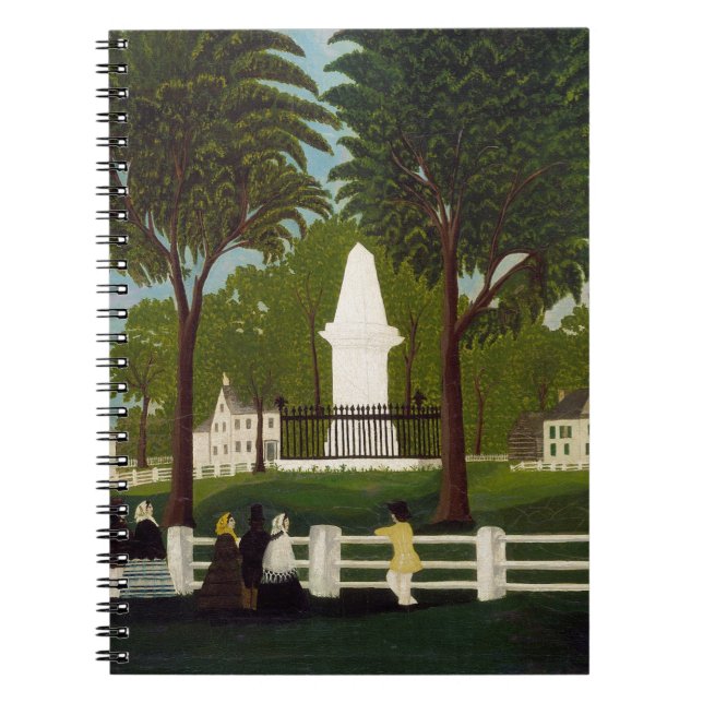 Lexington Battle Monument, c.1830 Spiral Notebook (Front)