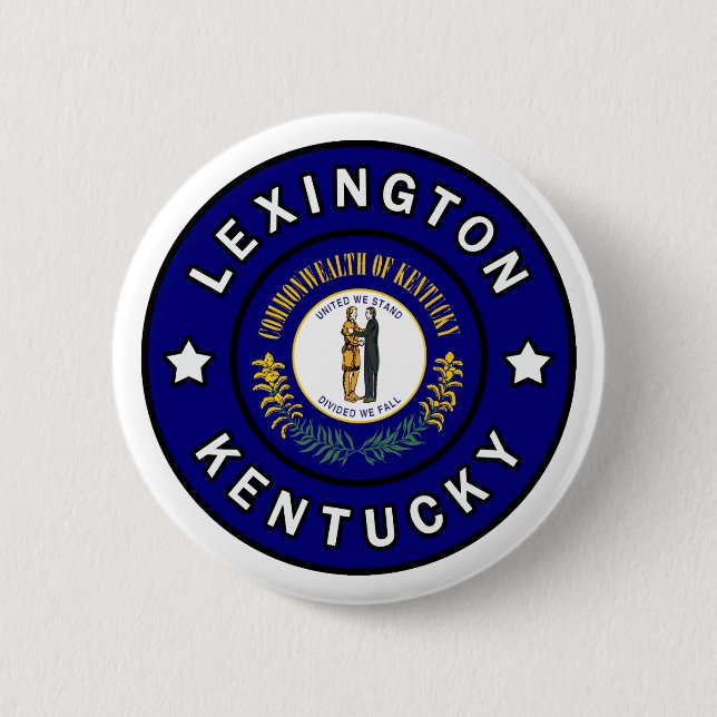 Lexington Kentucky 6 Cm Round Badge (Front)