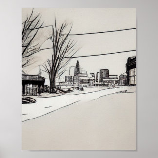 Lexington Kentucky Comics style Poster