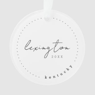 Lexington, Kentucky KY Travel United States Ornament