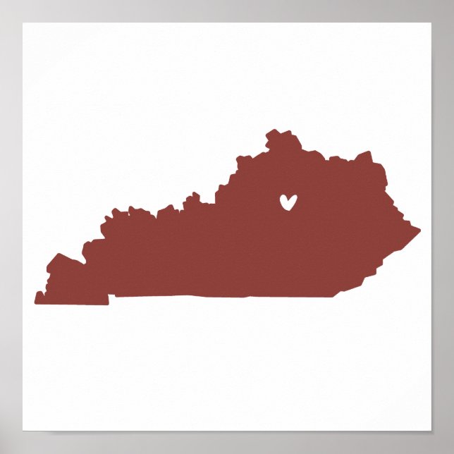 Lexington, Kentucky Love Poster (Front)