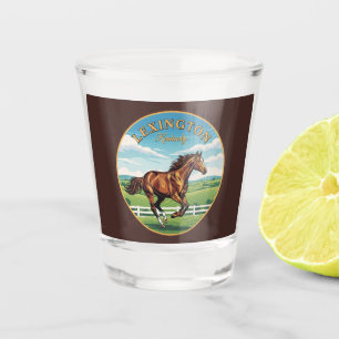 Lexington Kentucky Postcard Shot Glass