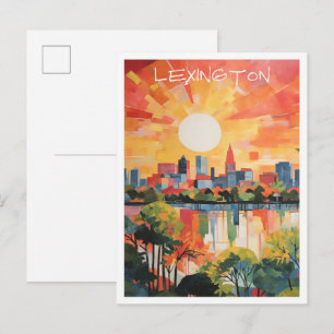 Lexington Kentucky USA Travel Postcard