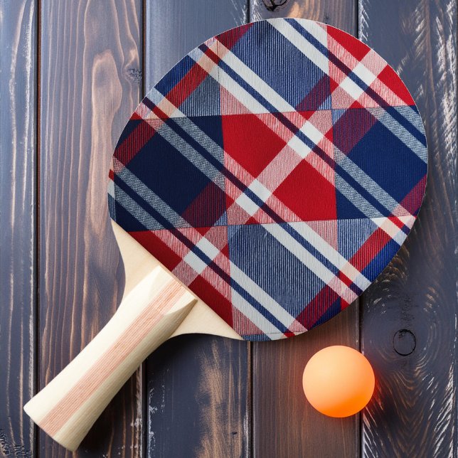 Lexington Plaid Ping Pong Paddle (Creator Uploaded)
