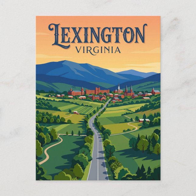 Lexington USA Postcard (Front)