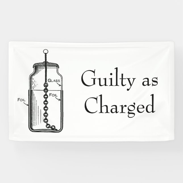 Leyden Jar Guilty as Charged Banner (Horizontal)