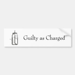 Leyden Jar Guilty as Charged Bumper Sticker