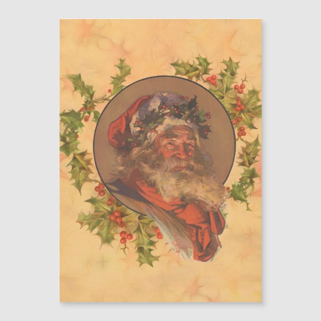 Leyendecker Father Christmas Antique Victorian (Front)