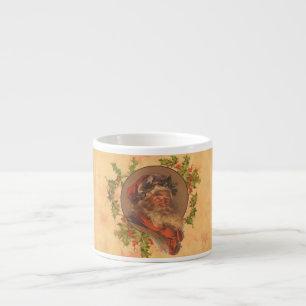 Leyendecker Father Christmas Antique Victorian Espresso Cup