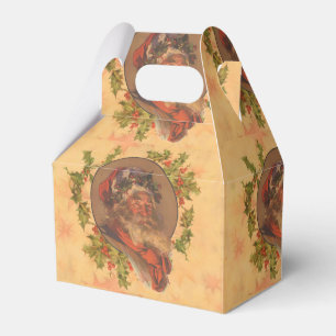 Leyendecker Father Christmas Antique Victorian Favour Box