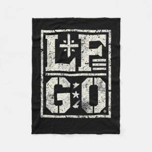 Lf Go Funny Motivational  Fleece Blanket