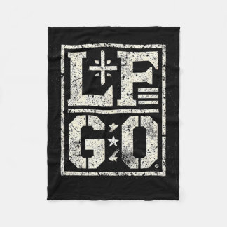 Lf Go Funny Motivational Fleece Blanket