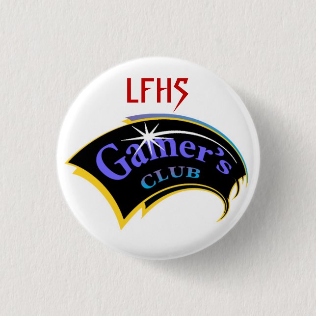 LFHS Gamer's Club button (Front)