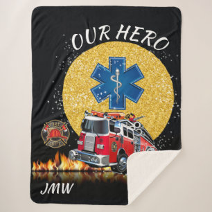 LG Firefighter EMS Wrapped in Love Blanket