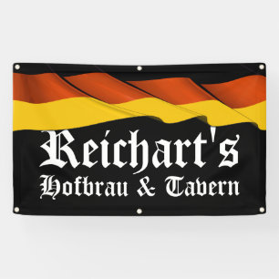 LG German Flag Tavern, Bar, Man Cave Banner