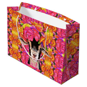 Lg Gift Bag Posey the Goat