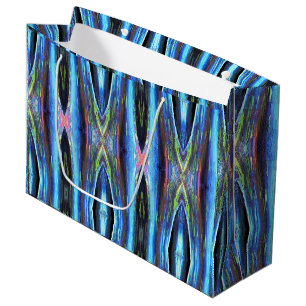 Lg Gift Bag Rainbow Eucalyptus