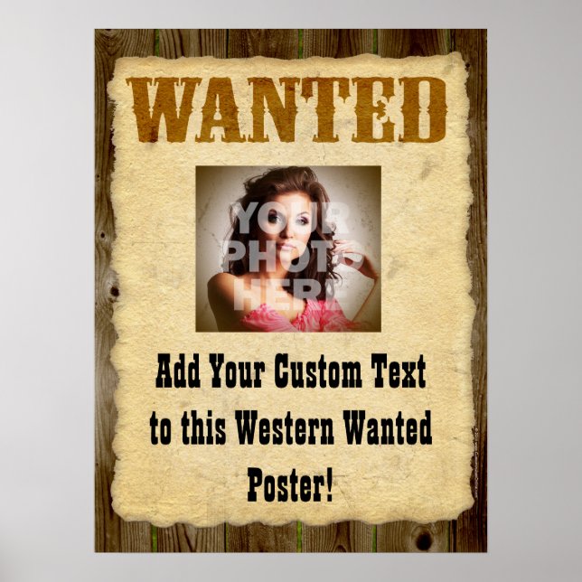 Lg Wanted Poster Old-Time Photo Posters (Front)