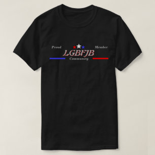 LGBFJB Member Red White Blue Stars Dk T-Shirt