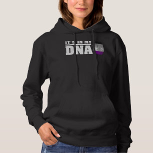 Lgbt Ace Pride Month Queer Dna Asexuality Flag Pro Hoodie