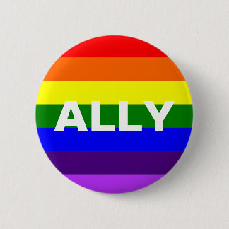 LGBT Ally 6 Cm Round Badge