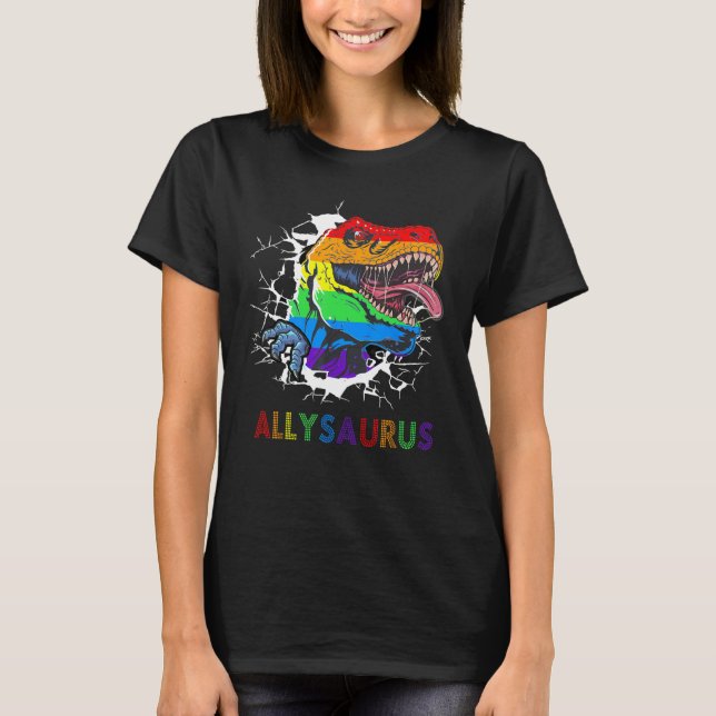 LGBT Ally Surus Be Kind Gay Rainbow  LGBTQ  Idea T-Shirt (Front)