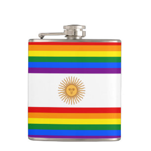 LGBT Argentina Hip Flask