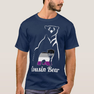 LGBT Asexual Cousin Bear Ace Pride Flag T-Shirt
