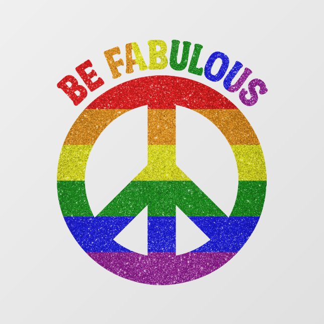 LGBT Be Fabulous (Sheet)