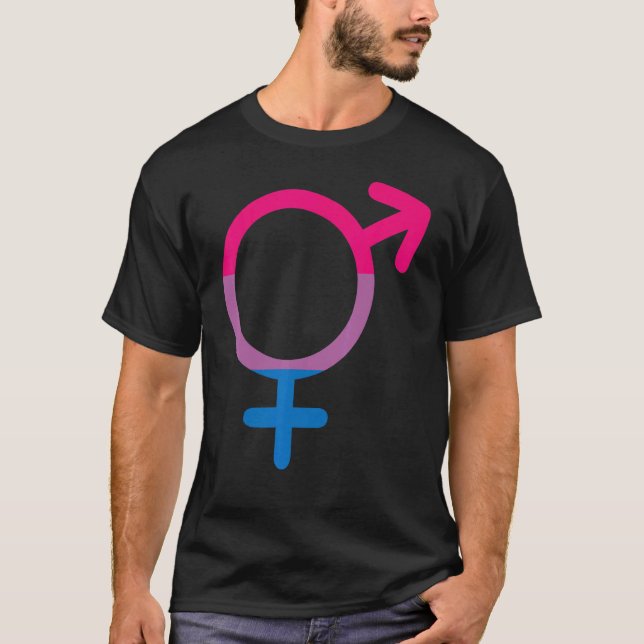 Lgbt Bi Pride Proud Bisexual Bisexuality Flag T-Shirt (Front)