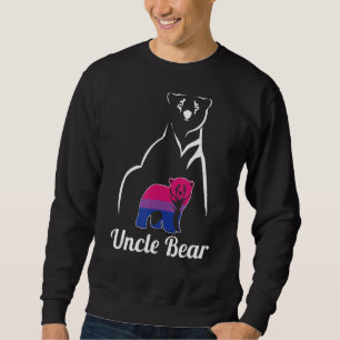 Lgbt Bisexual Uncle Bear Bi Pride Flag Sweatshirt