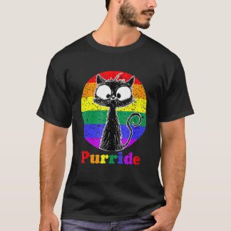 Lgbt Cat Purride Flag Gay Pride Month Lgbtq 1 T-Shirt