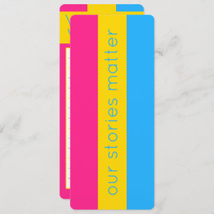 LGBT Colourful Pansexual Flag Bookmark